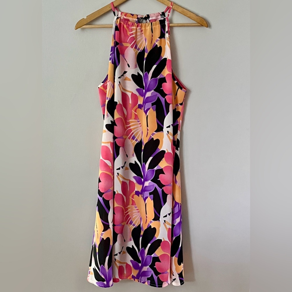 Women’s Good Love’ Floral Print Summer Halter Dress
